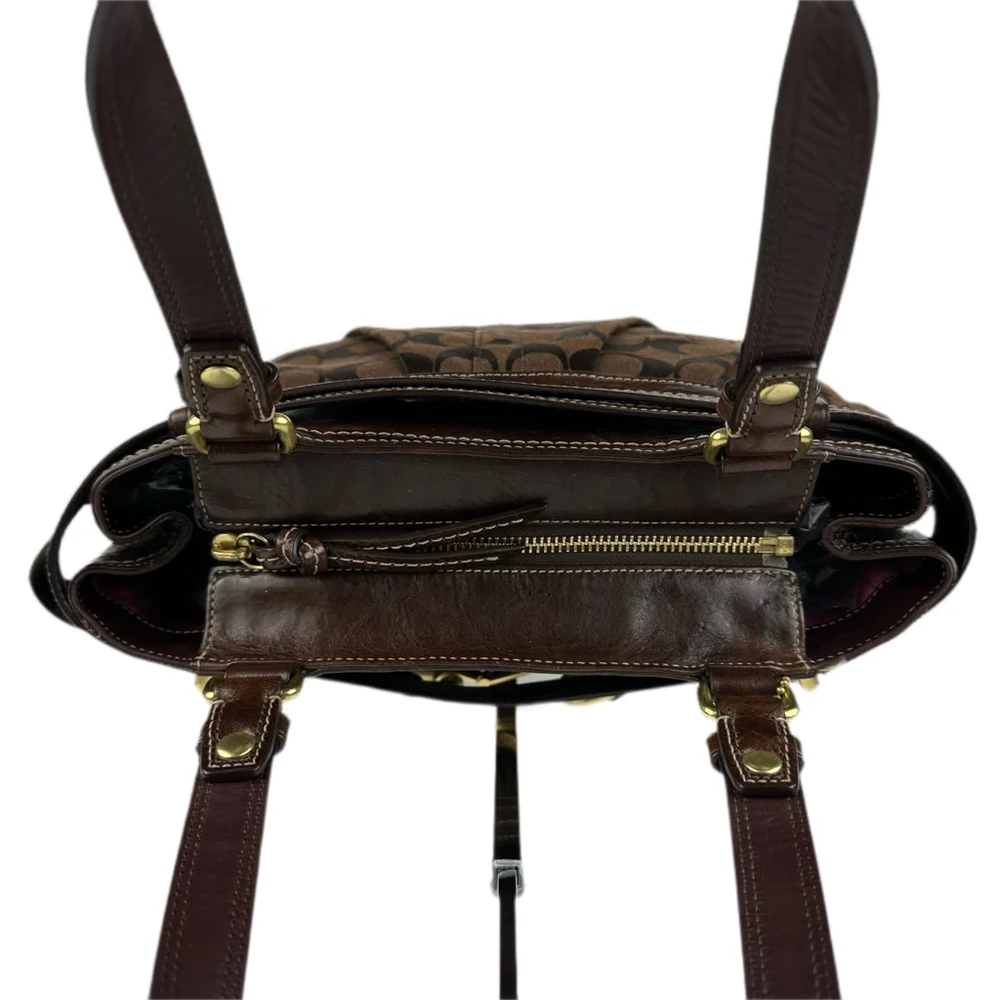Authentic Coach Hamptons Signature Carryall Satchel Bag Style 12467 Y2K VTG